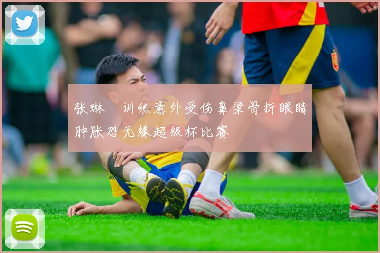张琳芃训练意外受伤鼻梁骨折眼睛肿胀恐无缘超级杯比赛